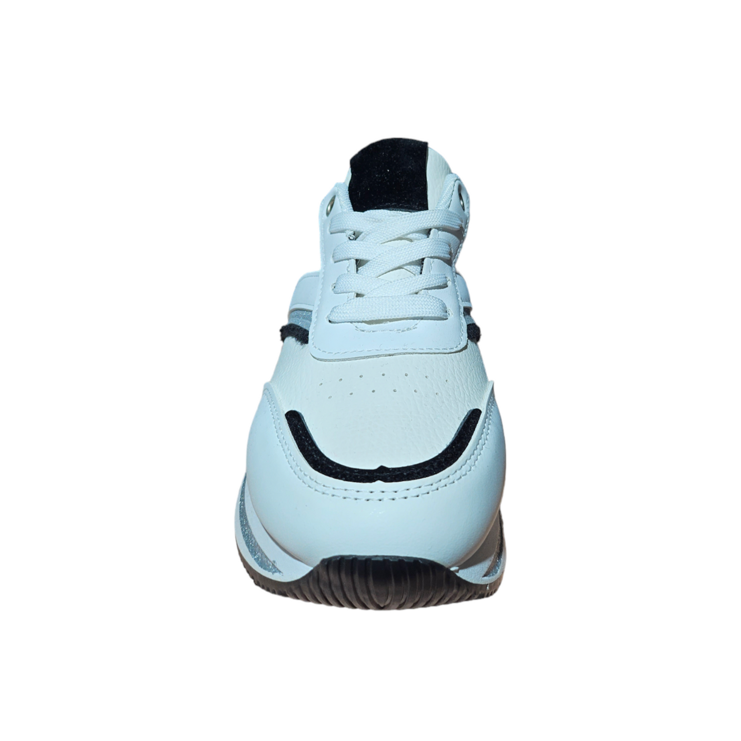 Zapatilla Plataforma Blanco - Negro