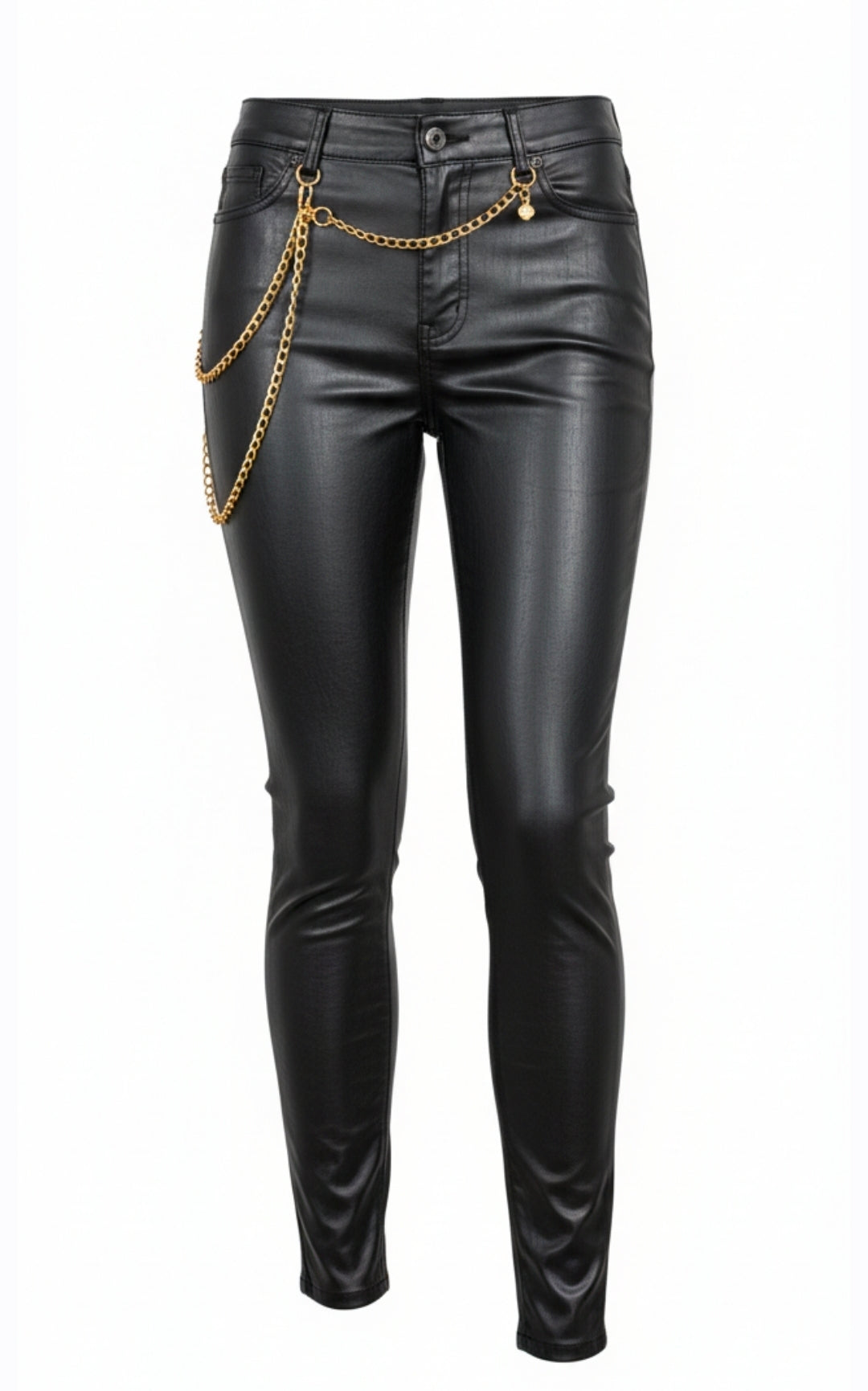 Pantalón Efecto Cuero