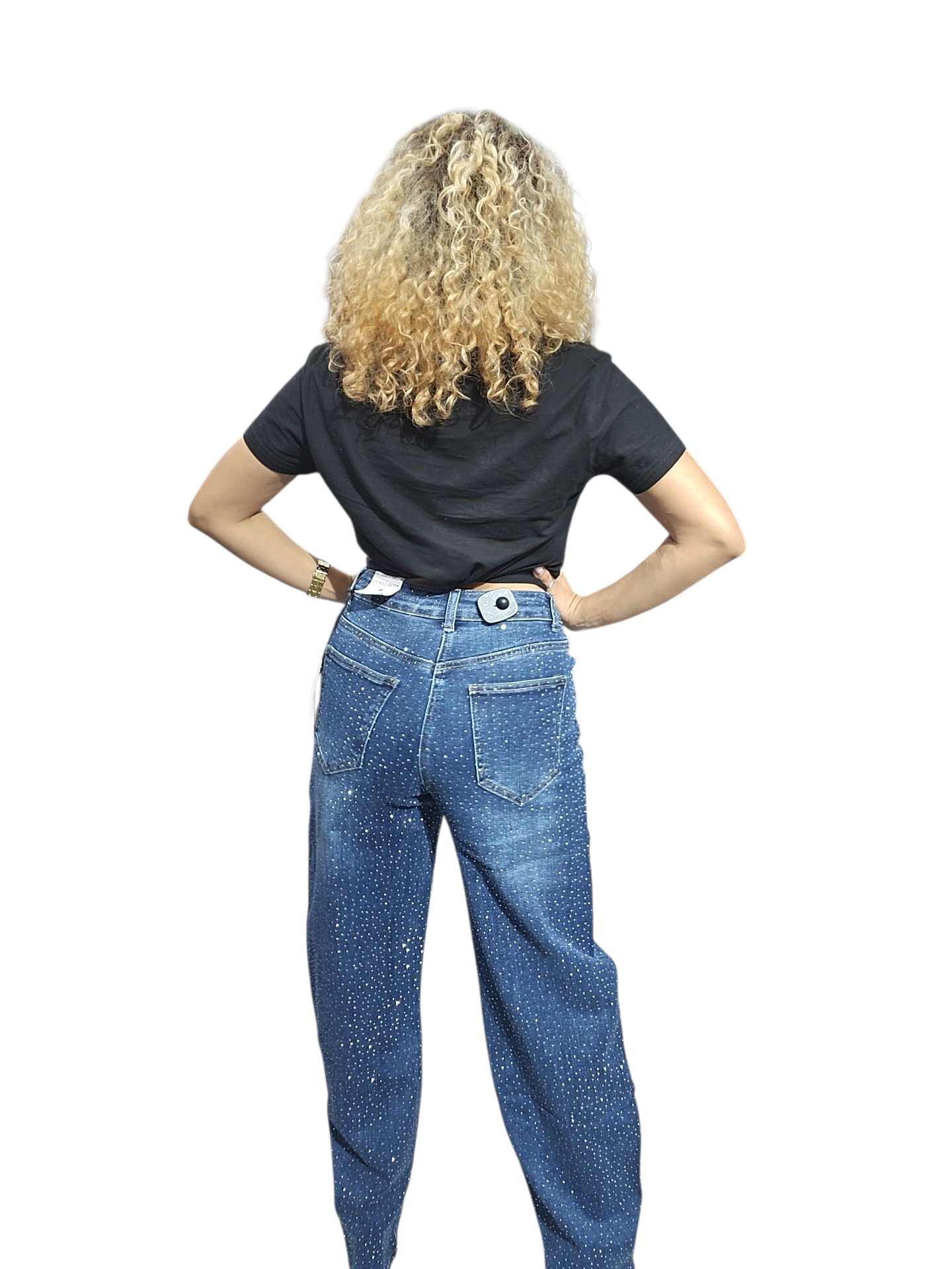 Vaquero Balón Brillo por delante y por detrás