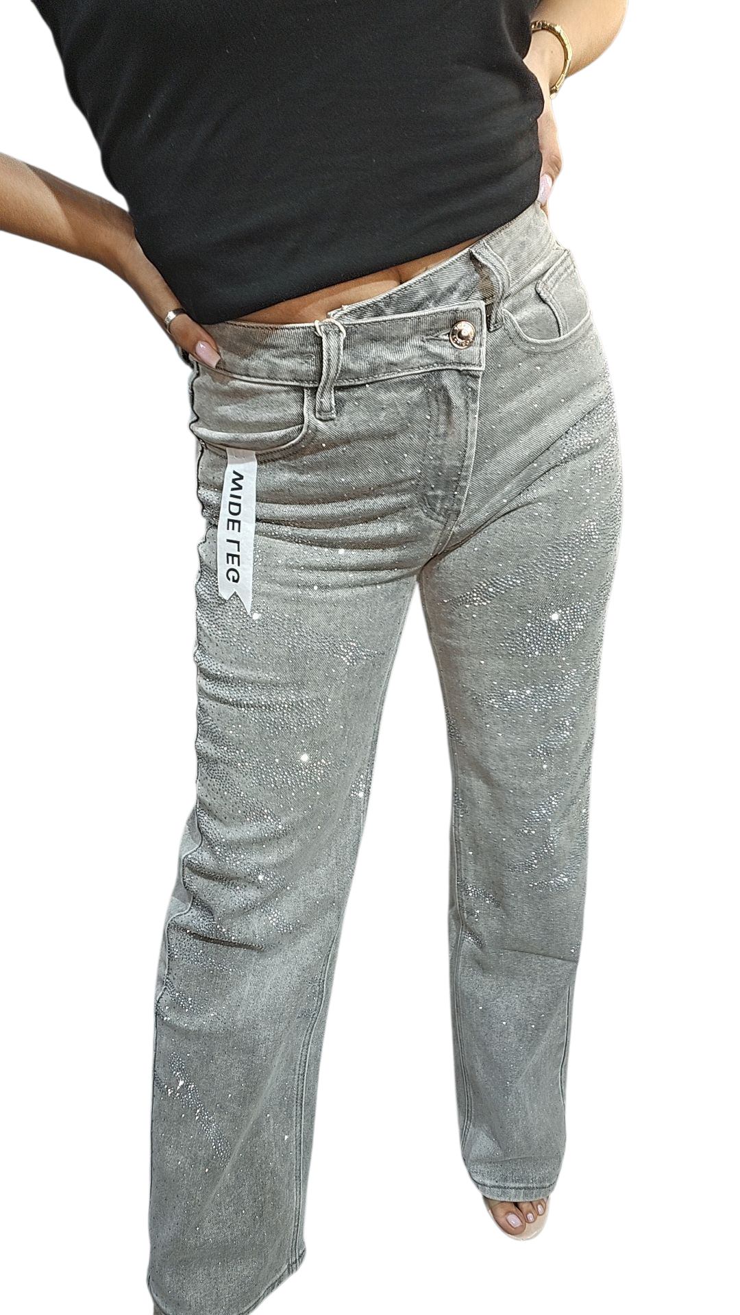 Vaquero Botón Cruzado